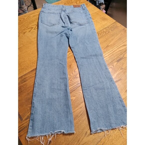 J.Crew Jeans Womens 30 BLUE SKINNY FLARE FLARED Preowned Summer Work Used Winter - Picture 8 of 8